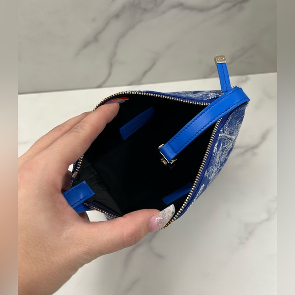 🔥DIOR•Dioriviera Nomad Pouch Blue - Picture 3 of 5